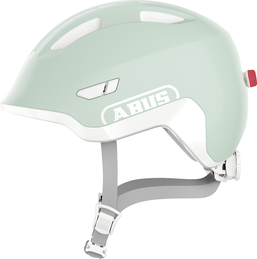 Abus Smiley 3.0 Ace LED Pure Mint. Cykelhjelm til baby og barn