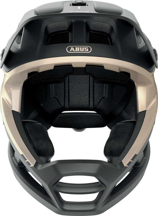 Abus Airdrop Mips Black Gold fullface hjelm til bmx og mtb