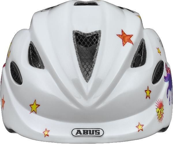 abus anuky white comic cykelhjelm