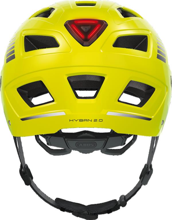 Abus hyban 2.0 cykelhjelm signal yellow