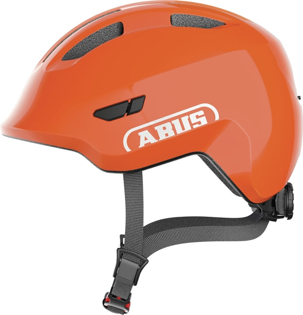 Abus Smiley 3.0 Shiny Orange | orange cykelhjelm til baby og små børn