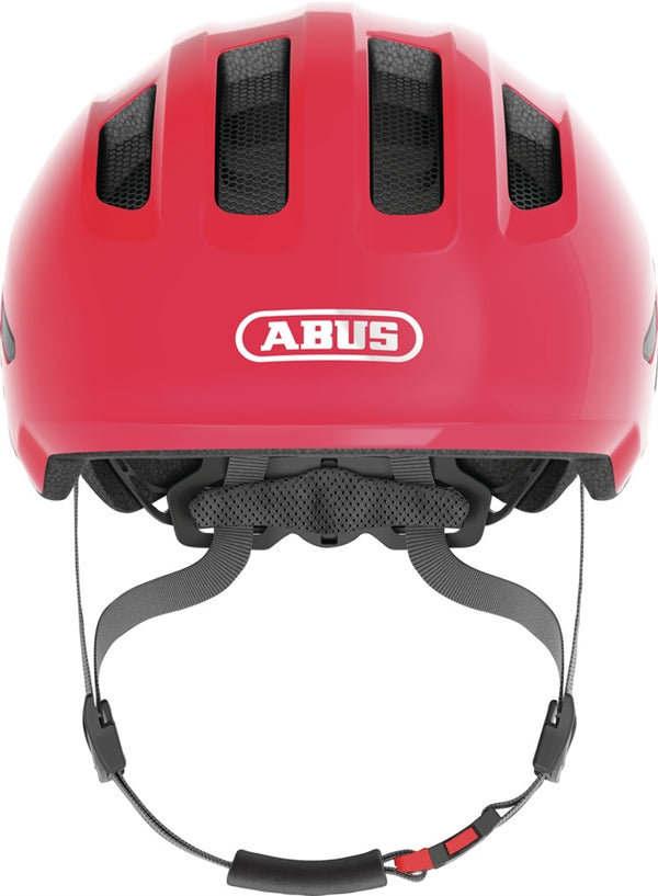 Abus Smiley 3.0 Shiny Red. Rød cykelhjelm til barn og baby