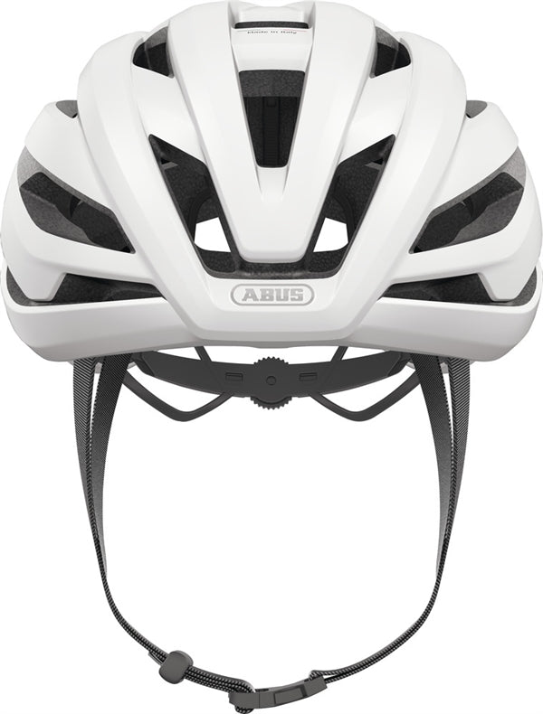 Abus StormChaser Ace Polar White. Cykelhjelm produceret i Italien