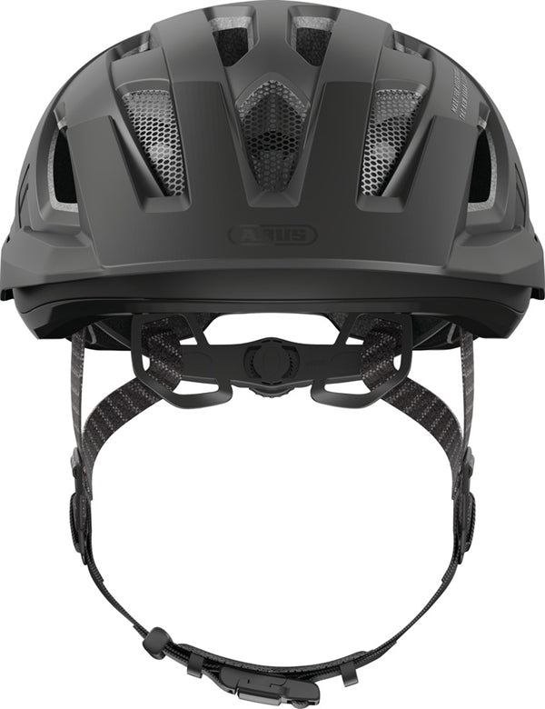 Abus Urban-I 3.0 Ace Velvet Black LED lys | Cykelhjelm med stor skygge