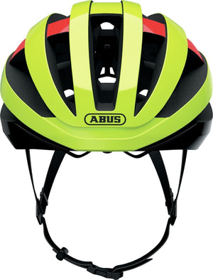 Abus Viantor Mips Neon Yellow. Gul cykelhjelm til landevej med mips