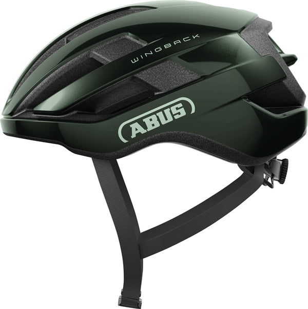 Abus Wingback Green Moss. Mørkegrøn cykelhjelm