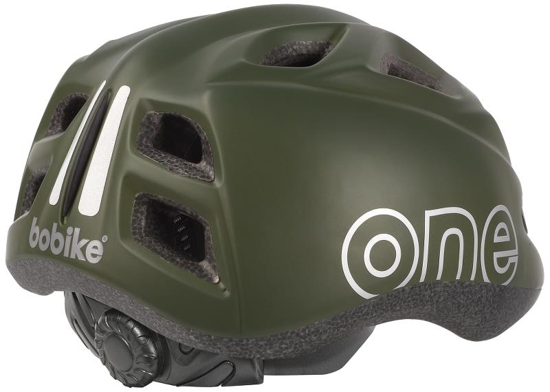 Bobike One Plus Olive Green. Grøn cykelhjelm til baby og barn