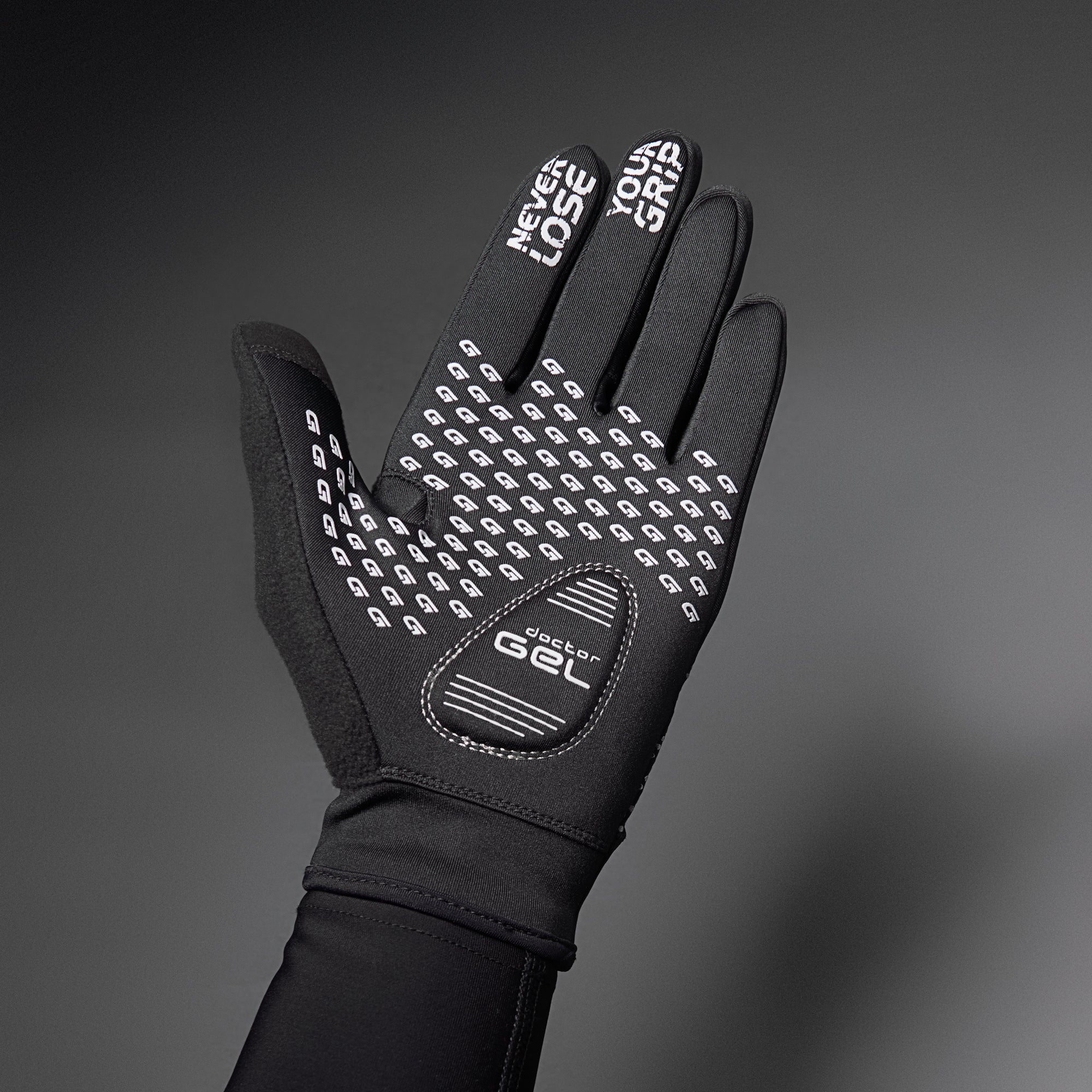 GripGrab Ride Windproof Glove Black | vindtæt overgangshandske cykling