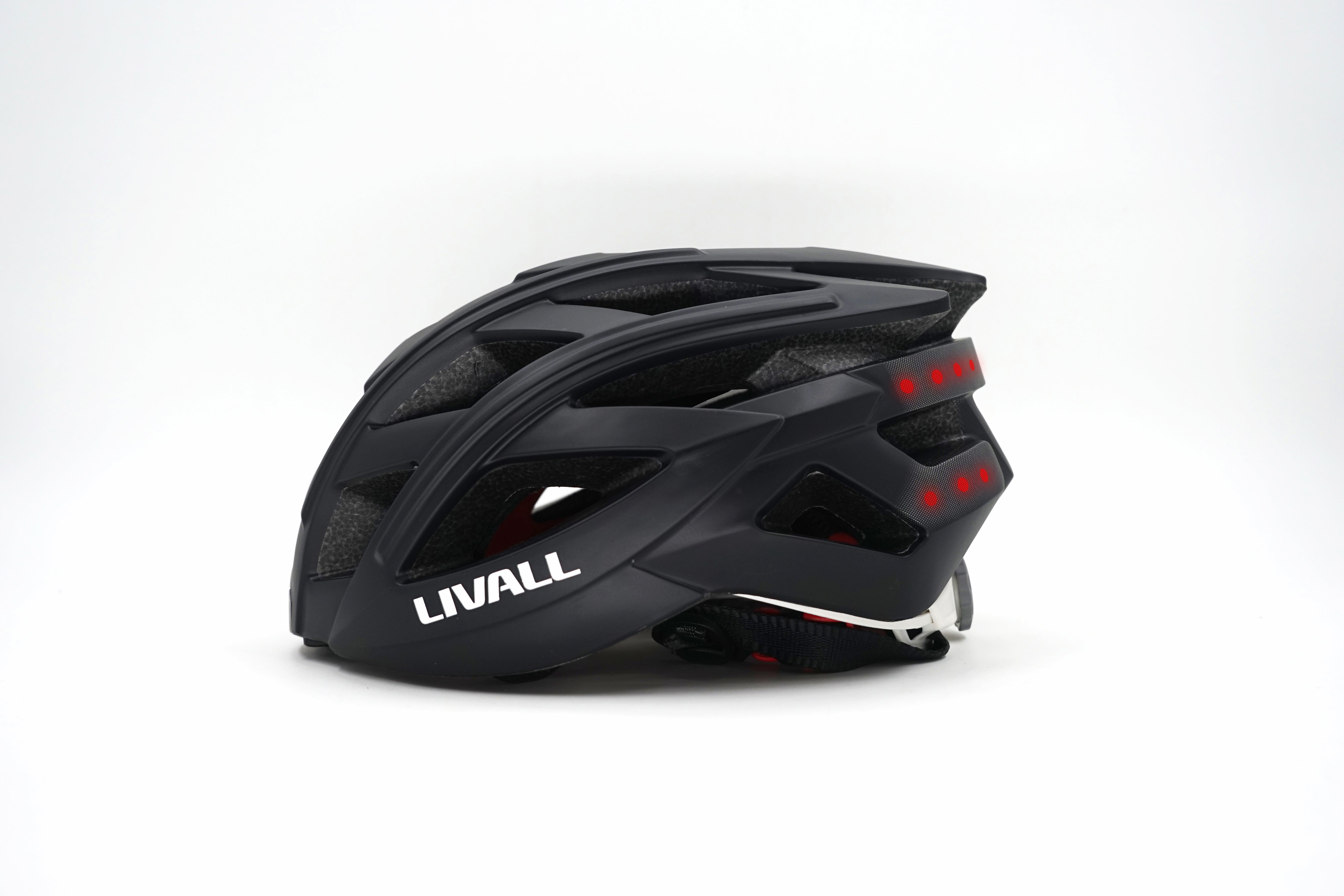 Livall BH60 SE Black Bluetooth str. 55-61 cm | cykelhjelm til landevej med led lys