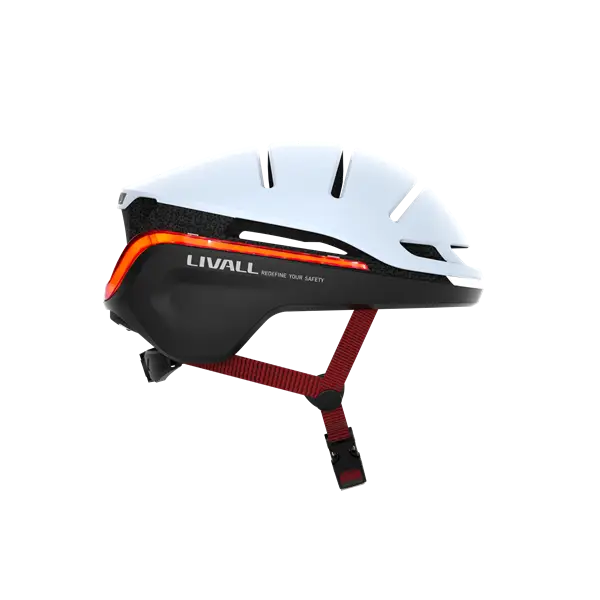 Livall Evo21 Snow | smart cykelhjelm med LED lys