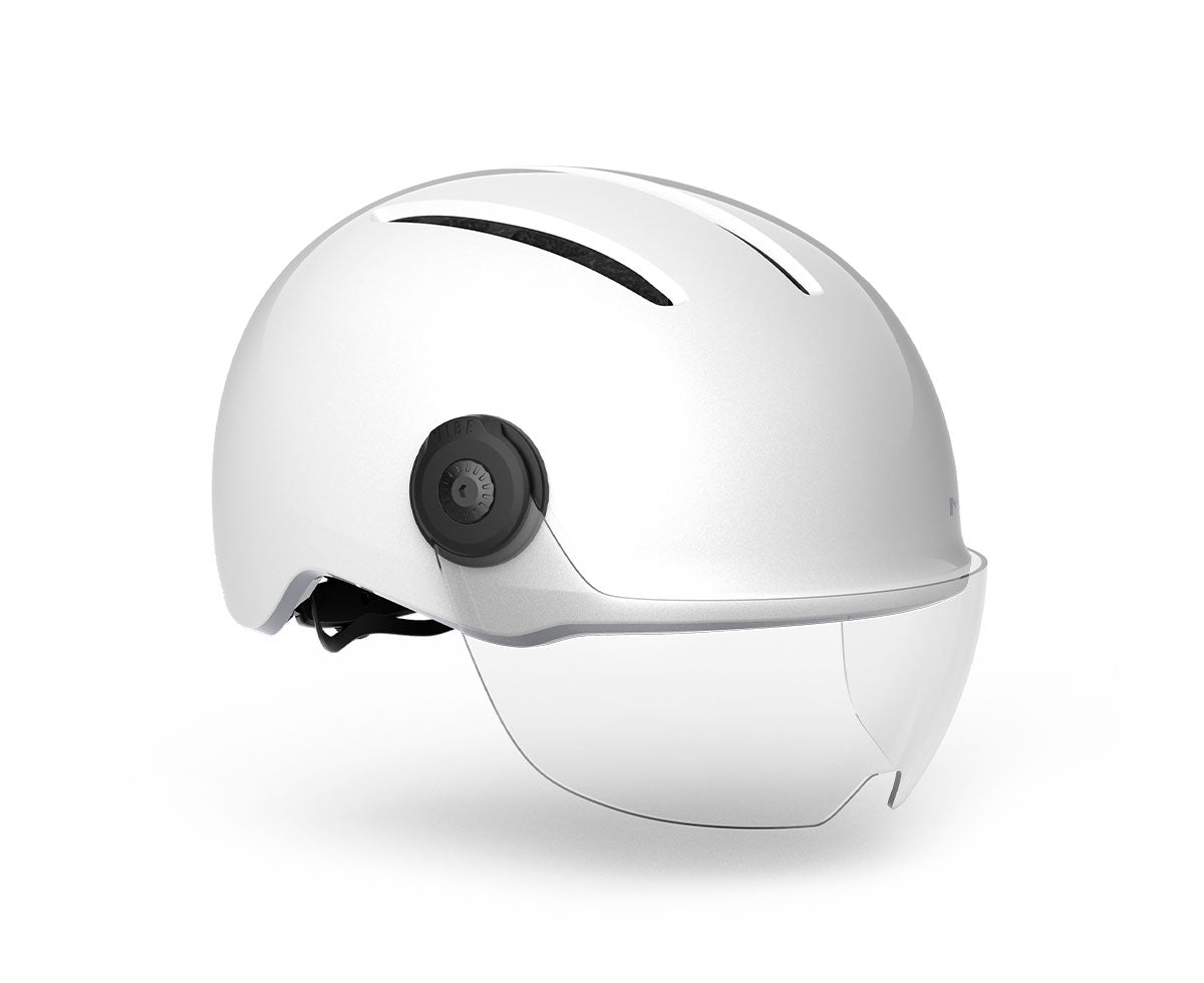 Met Vibe On Mips White Glossy. NTA 8776 Visor