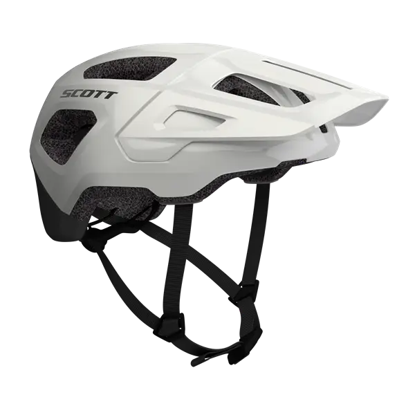 Scott Argo Plus (Mips) Junior White Black 49-53 cm | hvid mtb hjelm med mips til børn