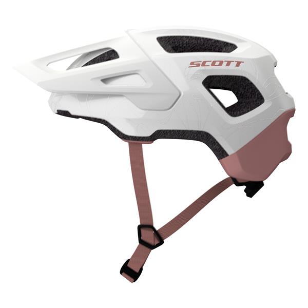 Scott Argo Plus (Mips) White Light Pink | Hvid pink mtb-hjelm med mips