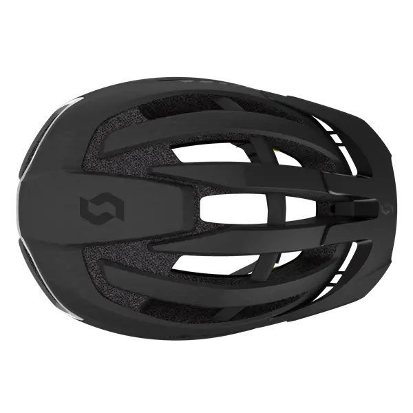 Scott Fuga Plus (Mips) Stealth Black | sort cykelhjelm med mips