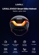Livall Evo 21 | smart cykelhjelm LED lys